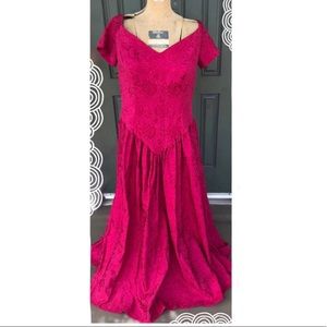 Loralie dress, floor length, made in the USA.